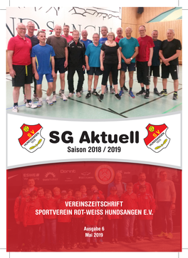 SG Aktuell Saison 2018 / 2019