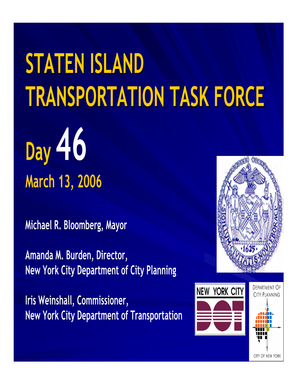 Staten Island Transportation Task Force