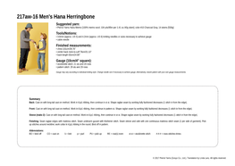 217Aw-16 Men's Hana Herringbone