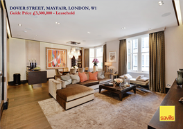 DOVER STREET, MAYFAIR, LONDON, W1 Guide Price
