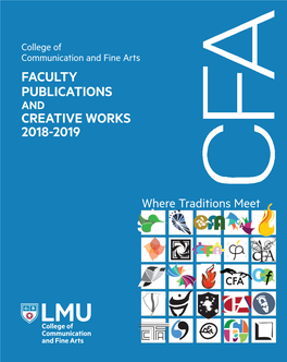 2018-2019 Faculty Publications & Creative Works