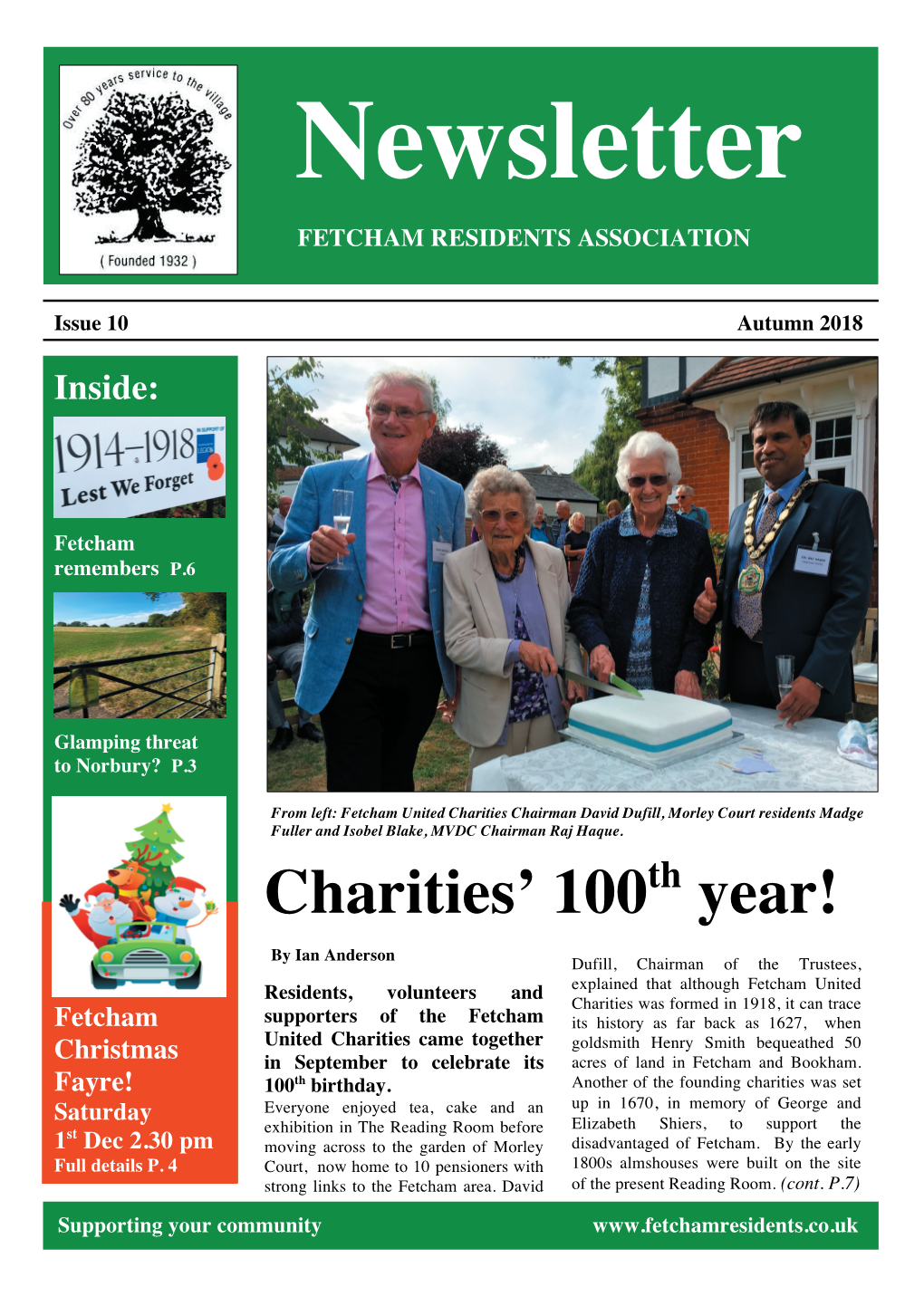 Charities' 100 Year!