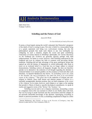 Schelling and the Future of God