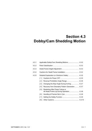 Section 4.3 Dobby/Cam Shedding Motion
