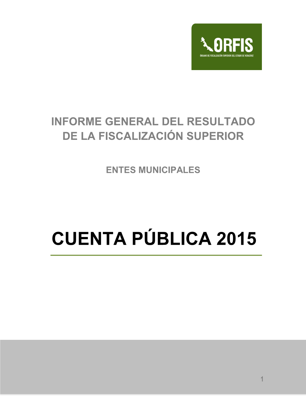 Informe General Entes Municipales