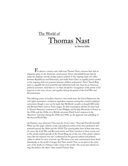 Thomas Nast by Morton Keller