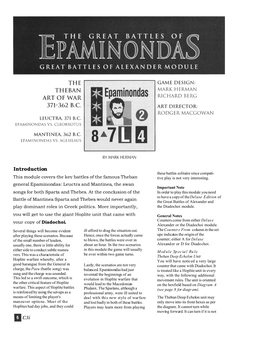 The Great Battles of Epaminondas