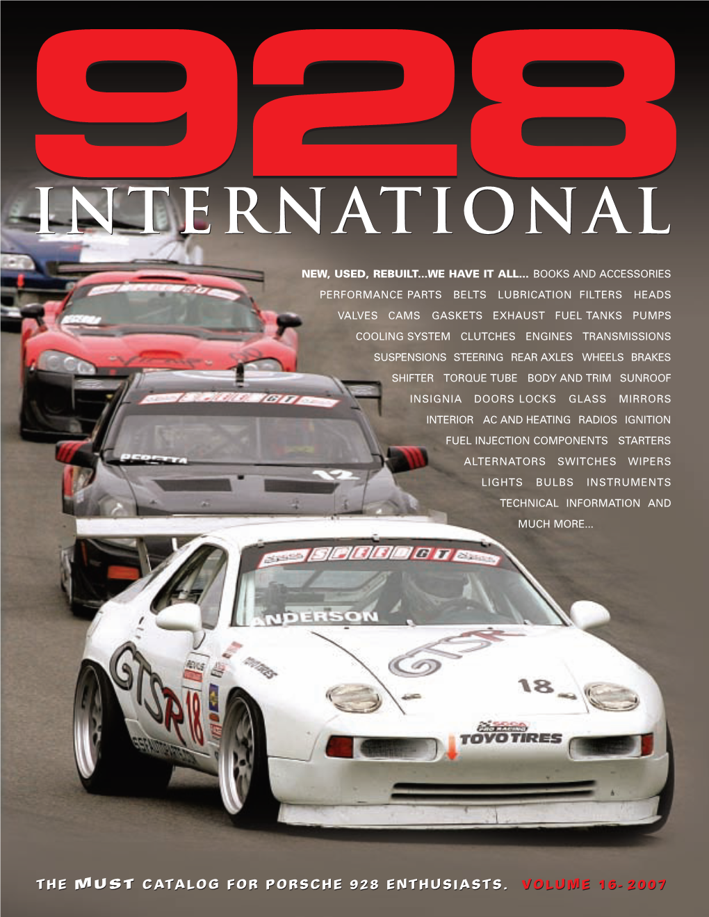 Catalog for Porsche 928 Enthusiasts