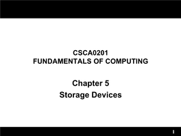 Chapter 5 Storage Devices