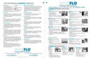Tips for Installing Saniflo® Products