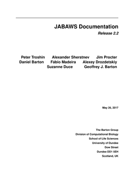 JABAWS Documentation Release 2.2