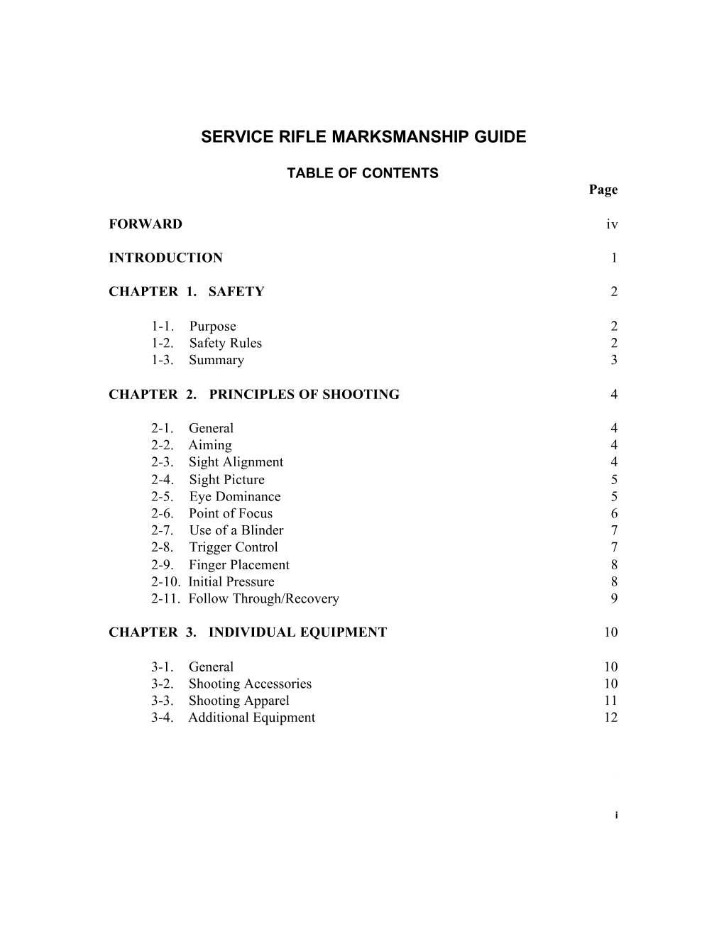 AMU Service Rifle Marksmanship Guide