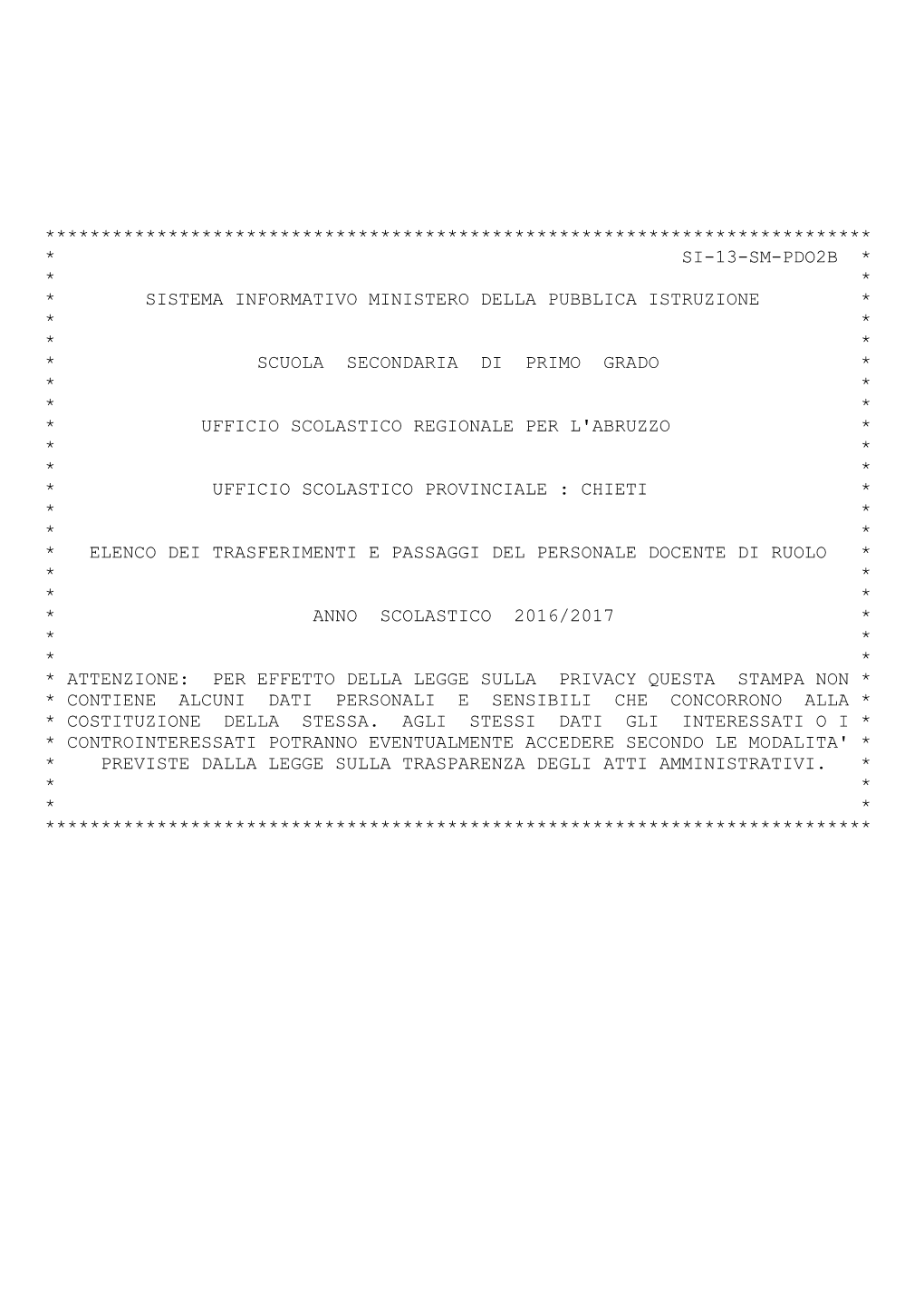 Bollettino Trasferimenti Scuola Secondaria Di I Grado (Pdf,54KB)