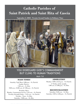 Catholic Parishes of Saint Patrick and Saint Rita of Cascia
