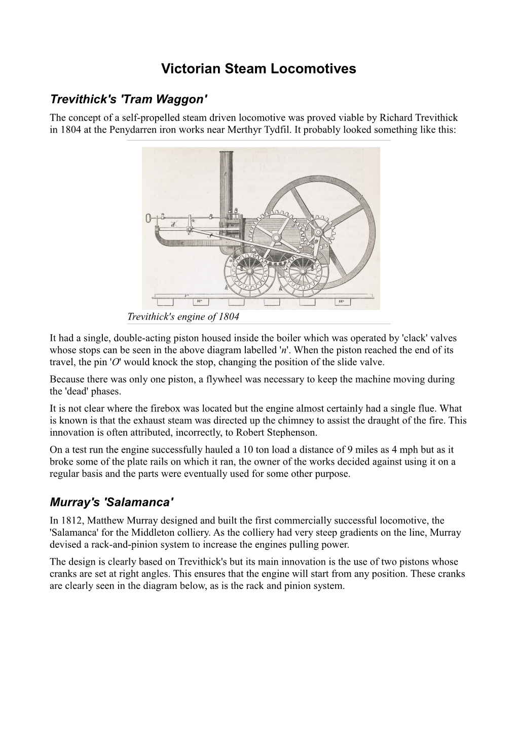 Victorian Steam Locomotives