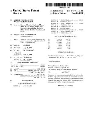 (12) United States Patent (10) Patent No.: US 6,455,711 B1 Eller Et Al