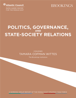 Politics, Governance, and State-Society Relations