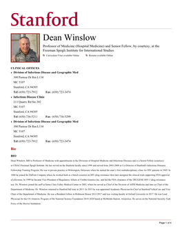 Dean Winslow