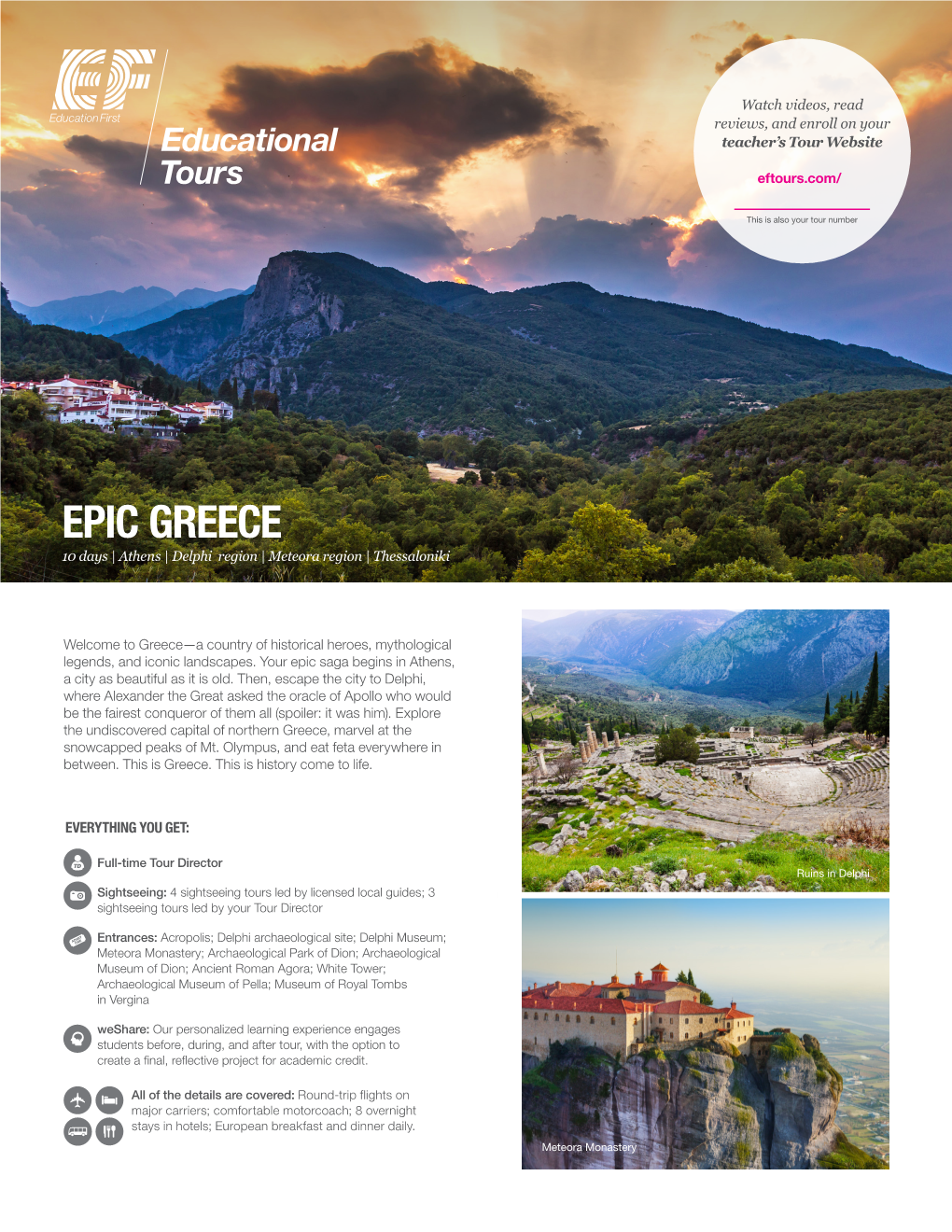 EPIC GREECE 10 Days | Athens | Delphi Region | Meteora Region | Thessaloniki