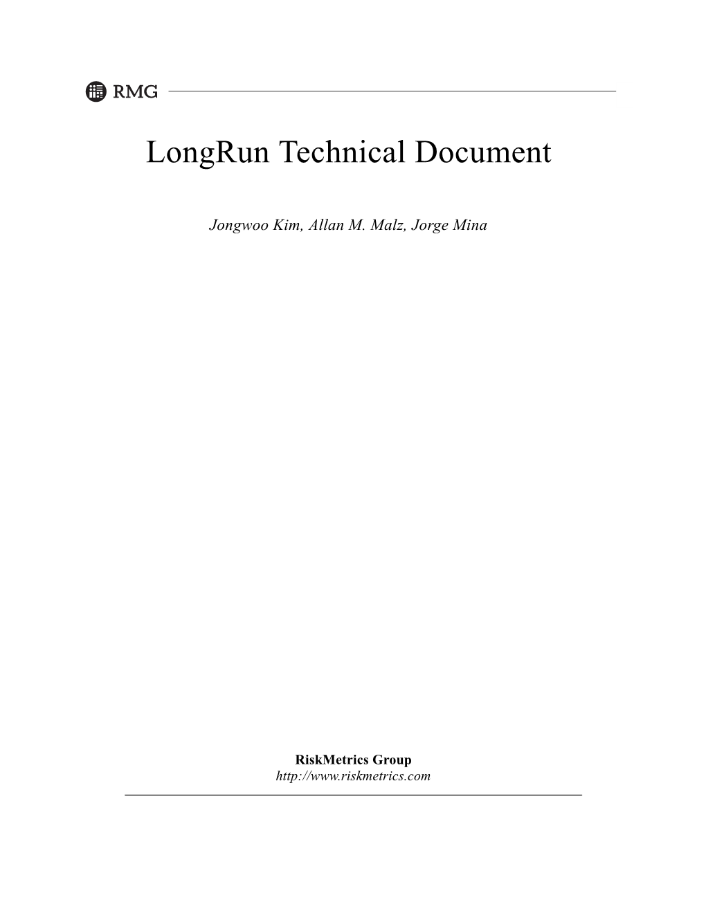 Longrun Technical Document