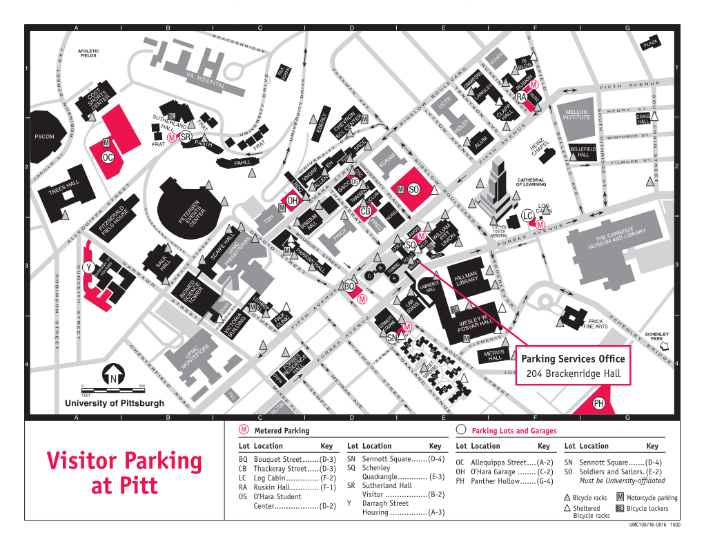 Visitor Parking at Pitt