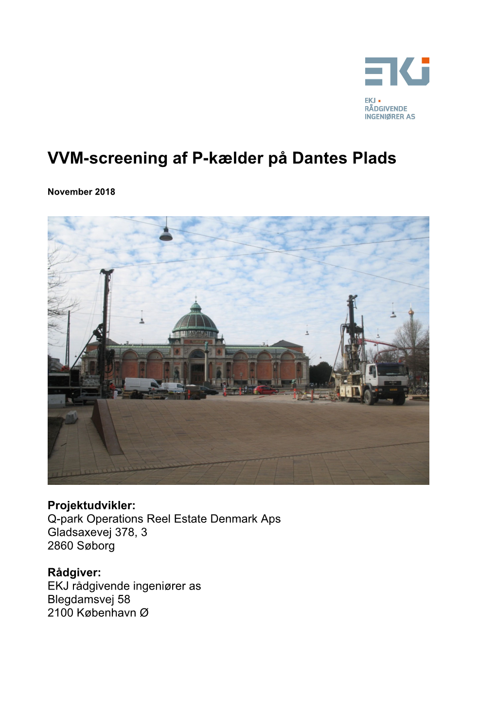 VVM-Screening Af P-Kælder På Dantes Plads