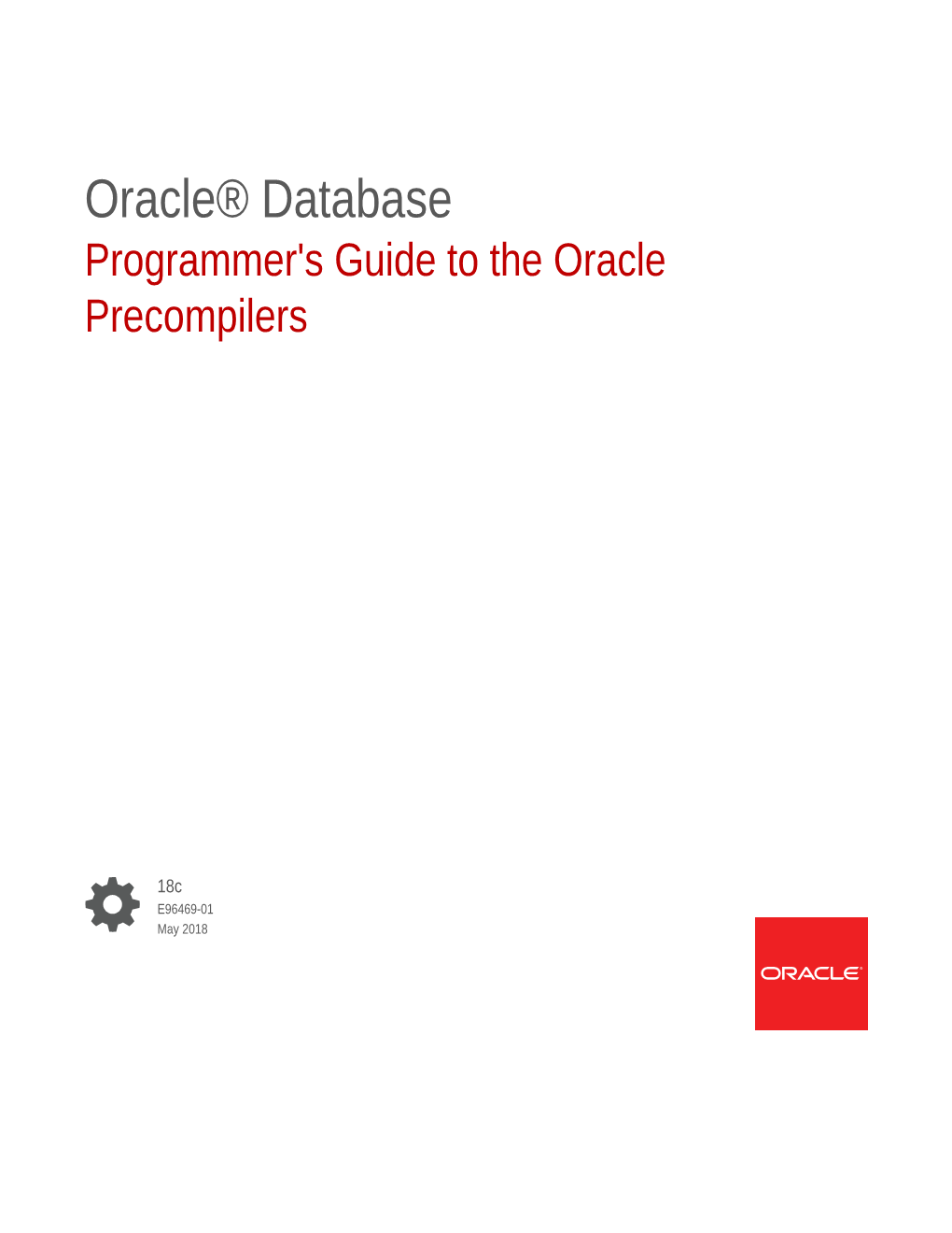 Programmer's Guide to the Oracle Precompilers