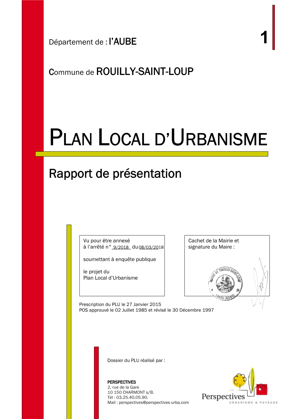 Commune De ROUILLY-SAINT-LOUP