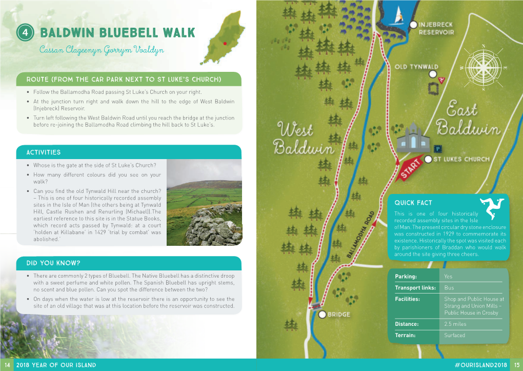 Baldwin Bluebell Walk Cassan Clageenyn Gorrym Voaldyn