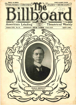 Billboard, Vol. XVII, No. 14, April 8, 1905