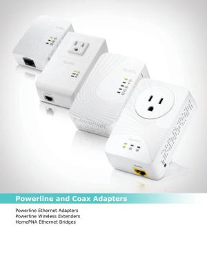 Powerline and Coax Adapters