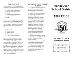 Parent Communication Brochure