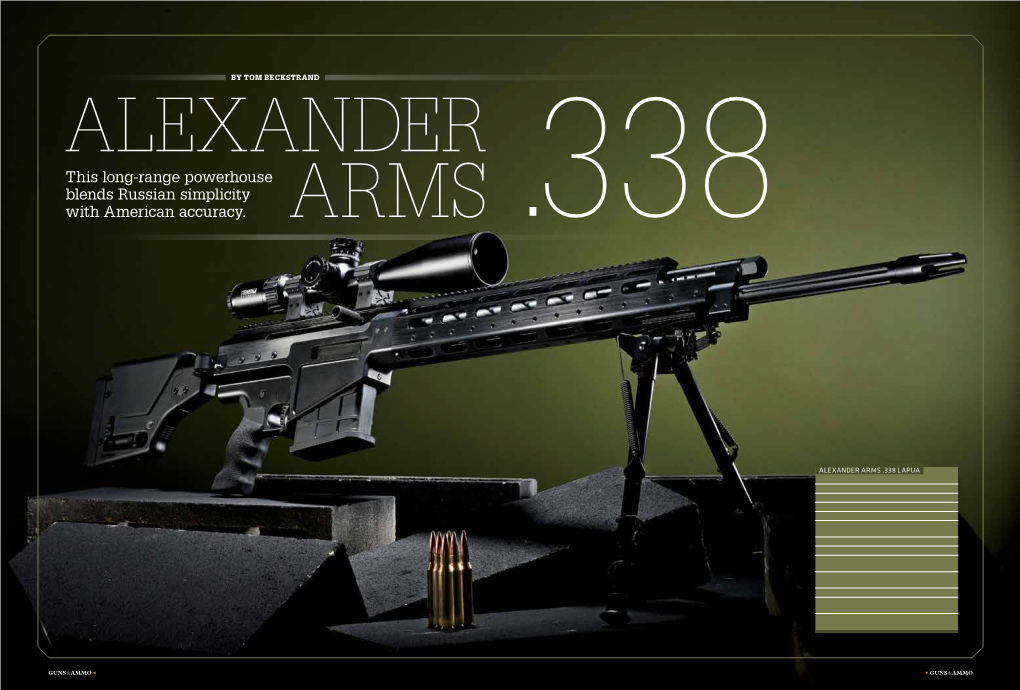 Alexander Arms Ulfberht 338 Lapua Magnum Review