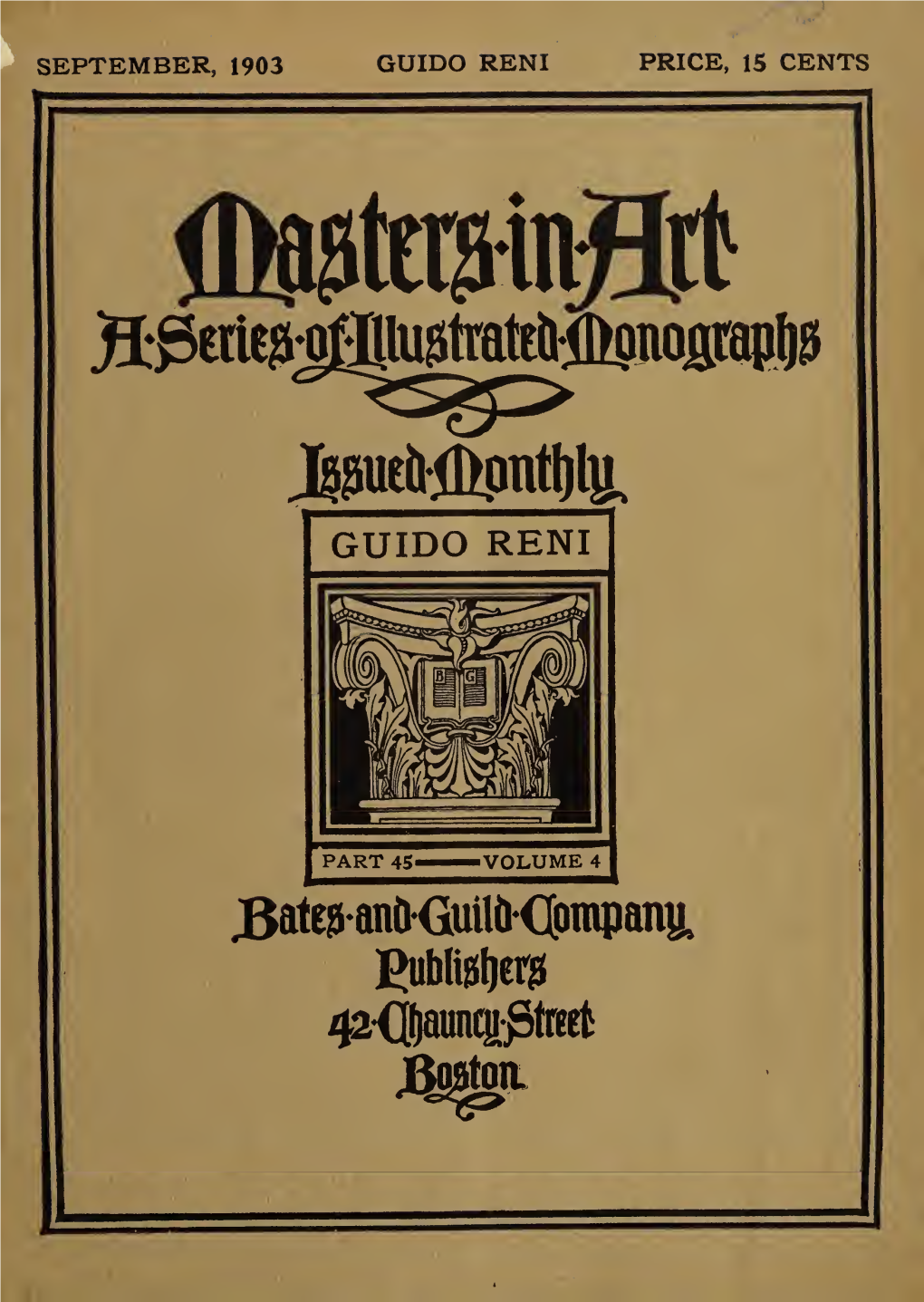 Masters in Art : a Series of Illustrated Monographs