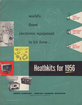 Heathkit Catalog 1956