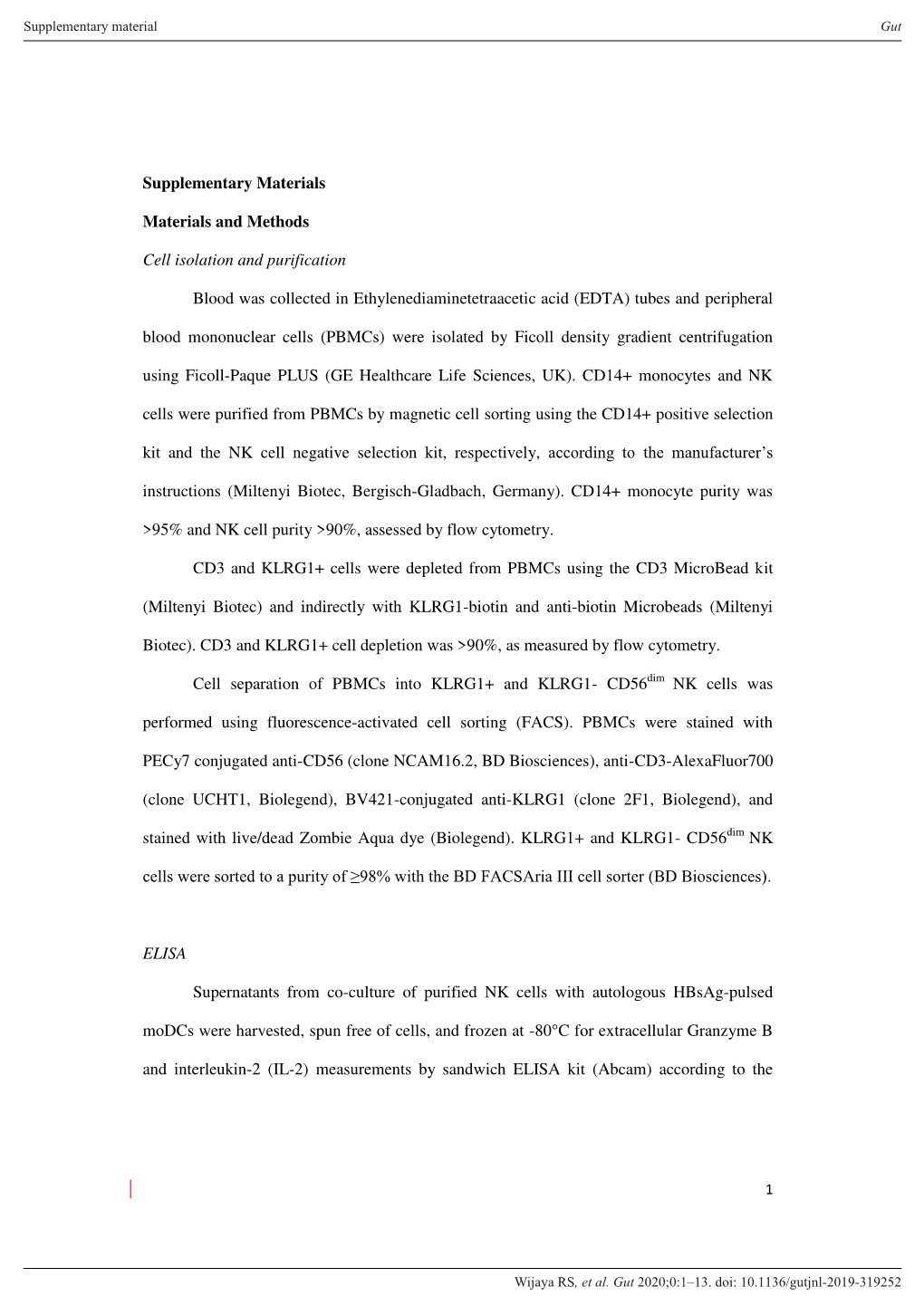 Supplementary Materials Materials and Methods Cell Isolation And