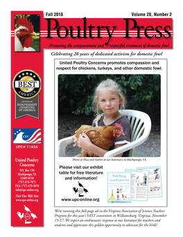 UPC Fall 2018 Poultry Press