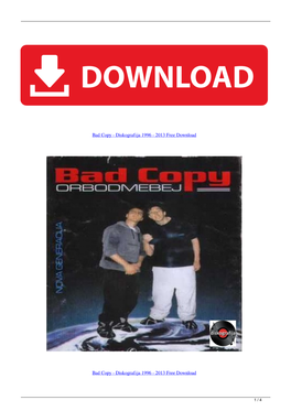 Bad Copy Diskografija 1996 2013 Free Download