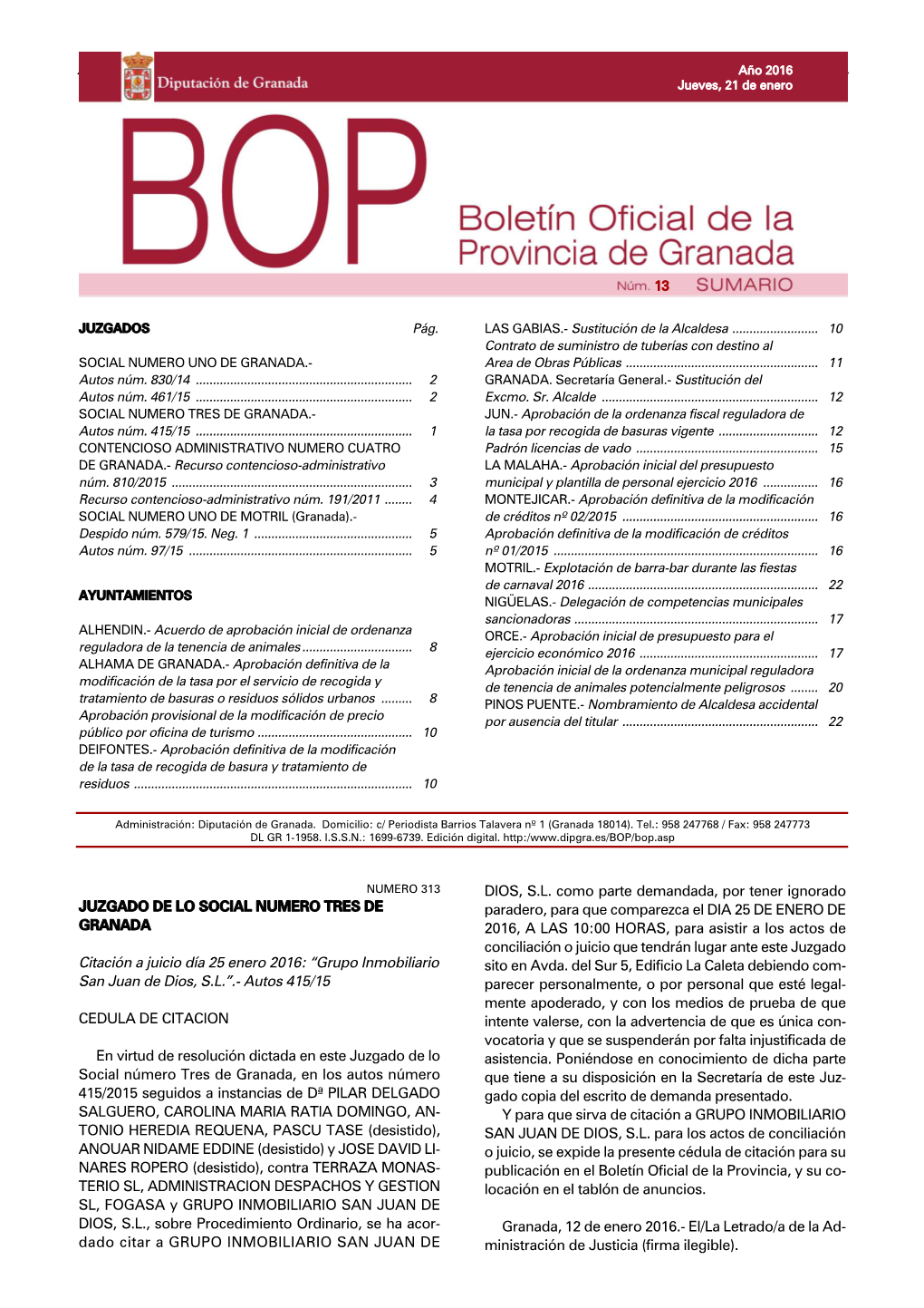 BOP 013 JUEVES 21-01-2016.Qxd