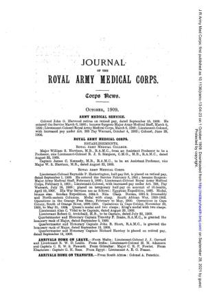 Royal Army ·Medical Corps