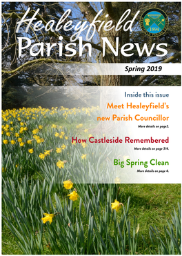 Healeyfield Parish News Spring 2019