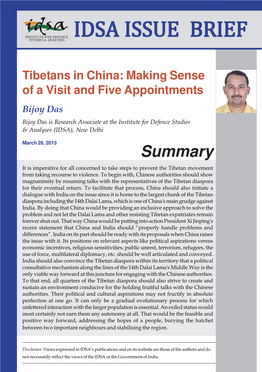 Tibetans in China: Making Sense of a Visit and Five Appointments