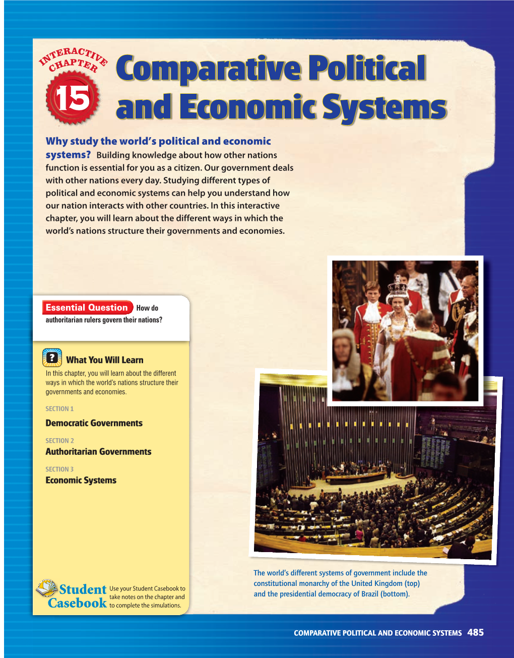 Comparative Political and Economic Systems 485