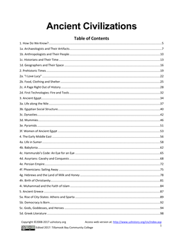 Ancient Civilizations