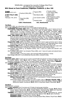 Tattersalls October Yearling Sale Book 1