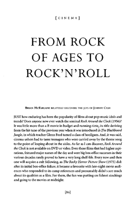 From Rock of Ages to Rock'n'roll