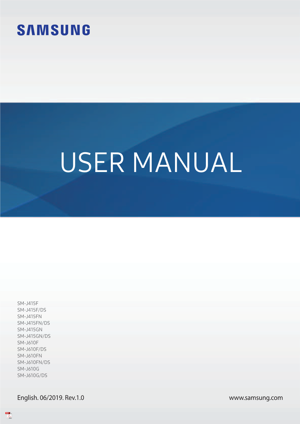 SAMSUNG Galaxy J User Manual