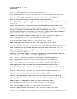 BTS Journal Articles Vol 1(1) – 22(2) Richard Gallon