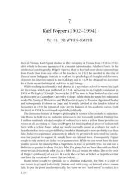 7 Karl Popper (1902–1994)