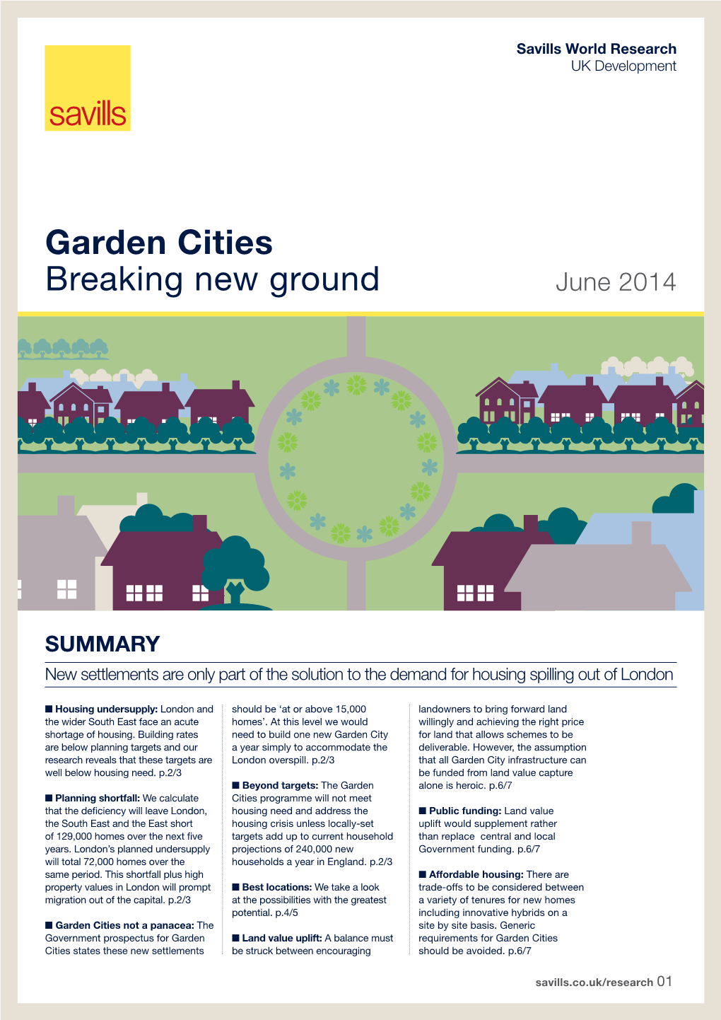 Garden Cities Breaking New Ground June 2014